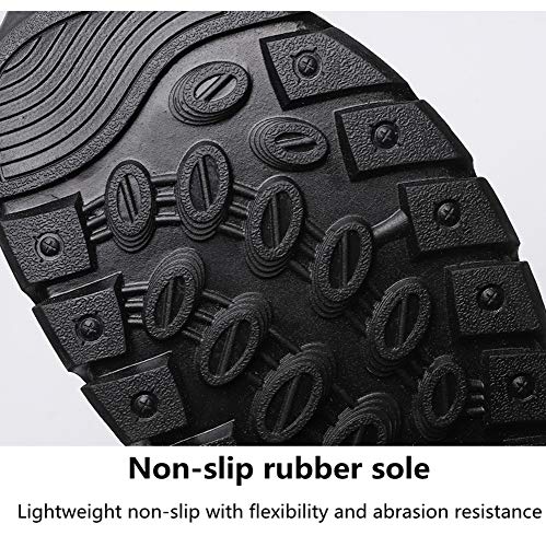 Sandalias de Playa de Cuero para Deportes Ocasionales para Hombres Zapatillas de Pescador refrescantes Zapatillas de Exterior duraderas Suaves y duraderas Caqui 42 EU 10.24''