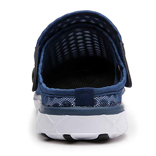 Sandalias de Playa Hombre Mujer,Zuecos de Sanitarios Zapatillas Ligeros Respirable Zapatos Verano,Azul Oscuro,EU41