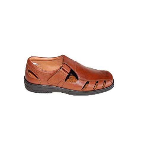 Sandalias Hombre Especial para diabéticos Muy cómodas Primocx en marrón Talla 41