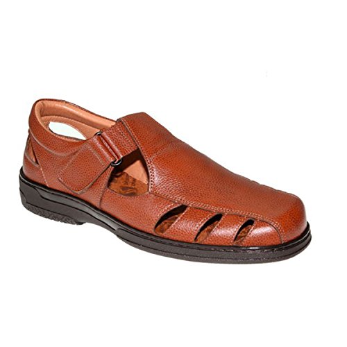 Sandalias Hombre Especial para diabéticos Muy cómodas Primocx en marrón Talla 41
