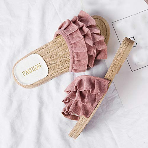 Sandalias Mujer Sandalias Mujer Verano 2019 Sandalias Planas Sandalias de Vestir Playa Zapatos Sandalias de Punta Abierta Roma Casual Sandalias Fiesta Cómodo Zapatos Tacón Alto vpass