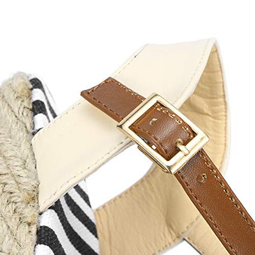 Sandalias Mujer Tacones altos Bombas Súper tiras cruzadas Tacón alto 6-8cm Sandalias,Black,42