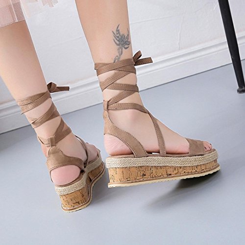 Sandalias mujer verano 2018, Covermason Las sandalias de las señoras cruzan los zapatos