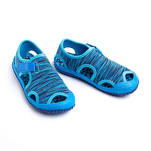 Sandalias Niño Niña Verano Sandalias Deportivas Playa Zapatillas Antideslizante Senderismo Piscina Rosa Púrpura Azul Gris Verde EU 21-31 Azul1 30