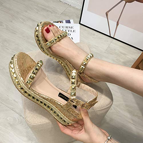 Sandalias Planas para Mujer Verano De Tacón Bajo Peep-Toe Open Back Slingback Casual Vacation Beach Ladies Hebilla Correa Zapatos