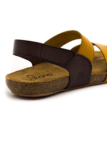 Sandalias Yokono Beach Mostazas para Mujer 40 Amarillo