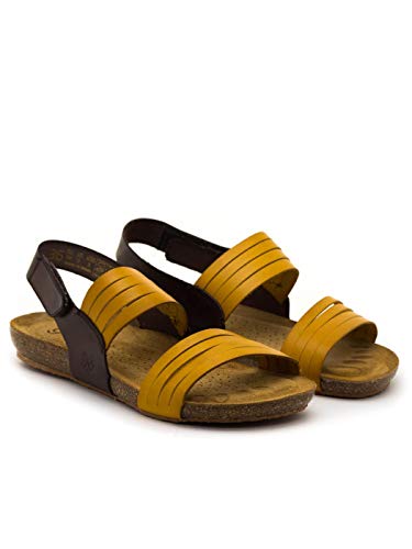 Sandalias Yokono Beach Mostazas para Mujer 40 Amarillo