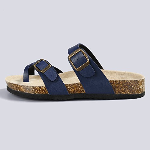 Sandalup - Sandalias de verano para mujer, con plantilla de corcho, color, talla 42 EU