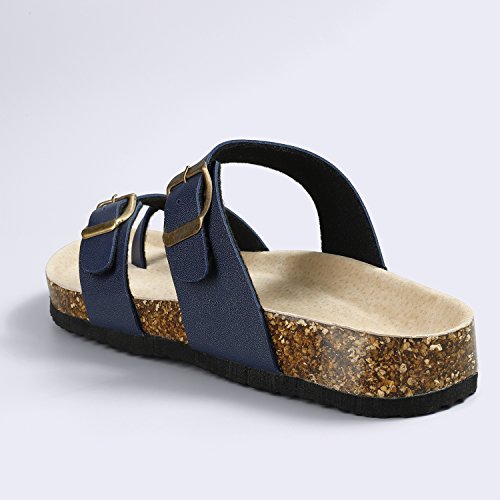 Sandalup - Sandalias de verano para mujer, con plantilla de corcho, color, talla 42 EU