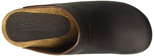 Sanita Chrissy Open, Zuecos para Mujer, Marrón (Antique Brown 78), 37 EU