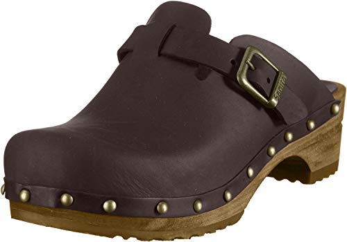 Sanita Kristel Open, Zuecos Mujer, Marrón, 37