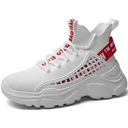 SANNAX Mujer Zapatillas Moda Deportivas Zapatos Casuales Corriendo Caminando Transpirable Ligero Cómodo