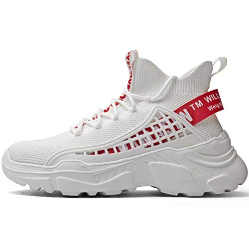 SANNAX Mujer Zapatillas Moda Deportivas Zapatos Casuales Corriendo Caminando Transpirable Ligero Cómodo