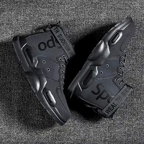 SANNAX Zapatillas de Deporte de Moda para Hombre Zapatillas Altas Zapatillas de Correr Casuales Zapatos Ligeros y Transpirables para Caminar Zapatillas Deportivas Antideslizantes Bbotas