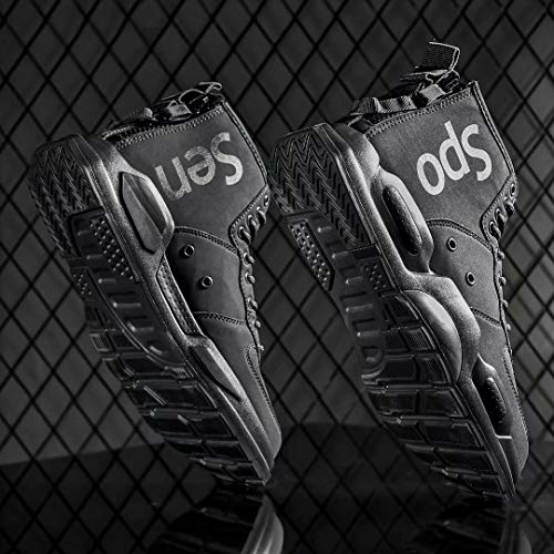 SANNAX Zapatillas de Deporte de Moda para Hombre Zapatillas Altas Zapatillas de Correr Casuales Zapatos Ligeros y Transpirables para Caminar Zapatillas Deportivas Antideslizantes Bbotas