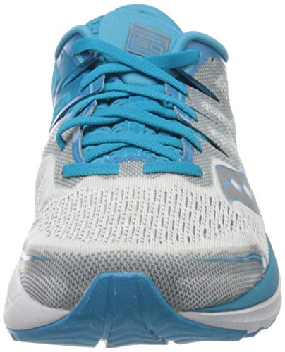 Saucony Guide ISO 2 Stabilitätsschuh Damen-Blau, Silber, Zapatillas de Running Zapato de Estabilidad para Mujer, Blue, 37.5 EU