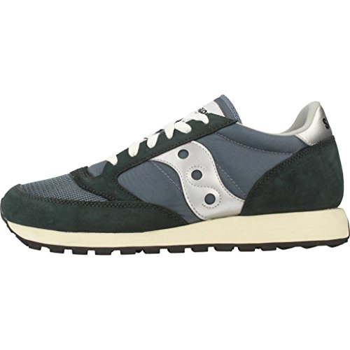 Saucony Jazz Original Vintage, Zapatillas de Cross Unisex Adulto, Azul (Blue/Navy/Silver 4), 37.5 EU