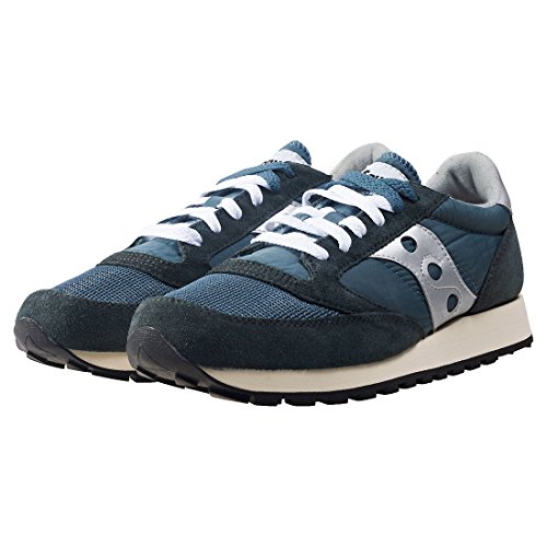 Saucony Jazz Original Vintage, Zapatillas de Cross Unisex Adulto, Azul (Blue/Navy/Silver 4), 39 EU