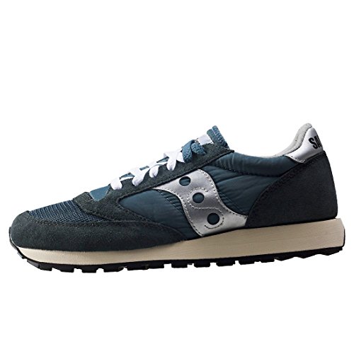 Saucony Jazz Original Vintage, Zapatillas de Cross Unisex Adulto, Azul (Blue/Navy/Silver 4), 40 EU