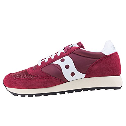 Saucony Jazz Original Vintage, Zapatillas de Cross Unisex Adulto, Morado (Burgundy/White 11), 42 EU