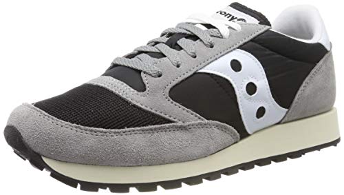 Saucony Jazz Original Vintage, Zapatillas de Gimnasia para Hombre, Gris (Grey/Black/White 37), 44 EU