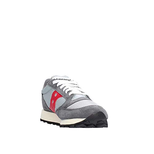 Saucony Jazz Original Vintage, Zapatillas Hombre, Gris (Grey/Red 55), 39.5 EU