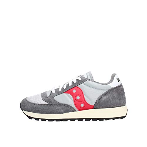 Saucony Jazz Original Vintage, Zapatillas Hombre, Gris (Grey/Red 55), 39.5 EU