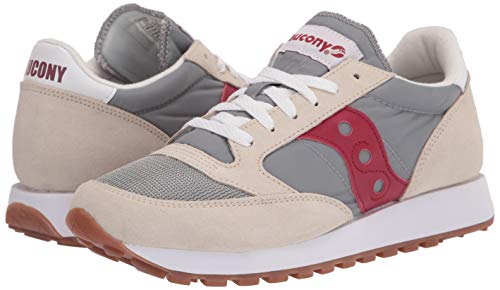 Saucony Jazz Original Vintage, Zapatillas Mujer, Guimauve Grise Rouge, 35.5 EU