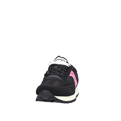 Saucony Jazz Original Vintage, Zapatillas Mujer, Negro (Black/Pink), 38 EU