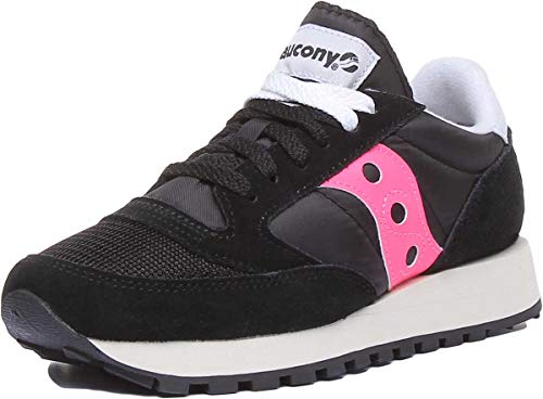 Saucony Jazz Original Vintage, Zapatillas Mujer, Negro (Black/Pink 61), 42 EU