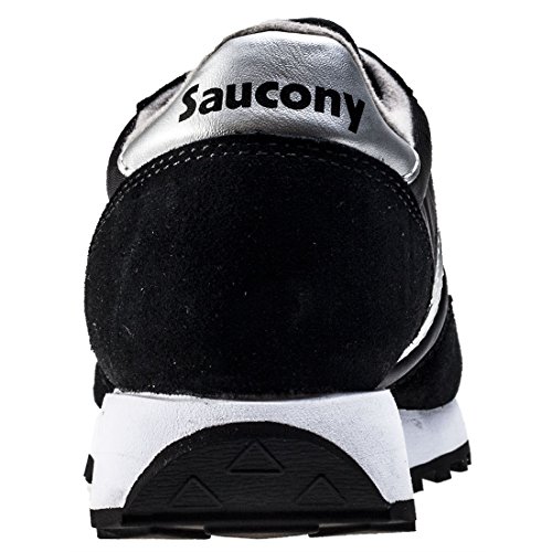 Saucony Jazz Original-W, Zapatillas para Mujer, Negro (Black/Silver), 37 EU