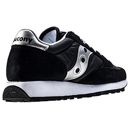 Saucony Jazz Original-W, Zapatillas para Mujer, Negro (Black/Silver), 37 EU
