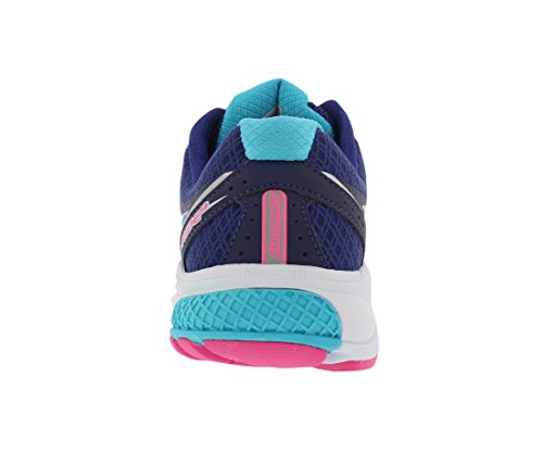 Saucony Ride 9 - Zapatillas de Entrenamiento Mujer, Color Azul (Navy/Blue/Pink), 38.5 EU