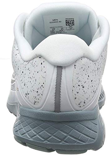 Saucony Ride ISO, Zapatillas de Running Hombre, Blanco (White 40), 45 EU