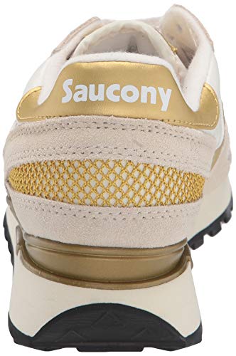Saucony Shadow Original, Zapatillas Deportivas. Mujer, Blanco y Dorado, 39 EU