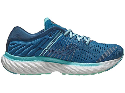 Saucony Triumph 17 Blue/Aqua, Zapatillas de Atletismo para Mujer, 39 EU