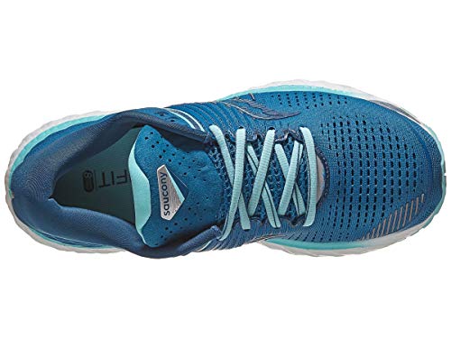 Saucony Triumph 17 Blue/Aqua, Zapatillas de Atletismo para Mujer, 39 EU