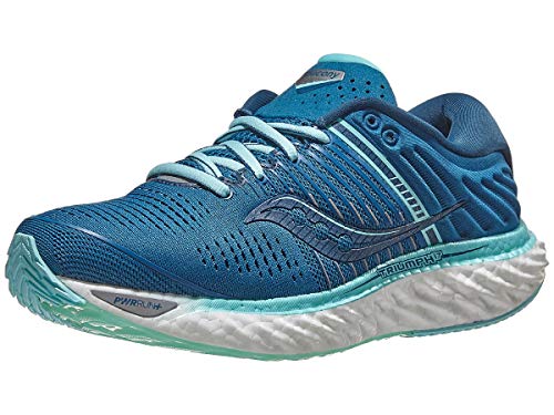 Saucony Triumph 17 Blue/Aqua, Zapatillas de Atletismo para Mujer, 39 EU