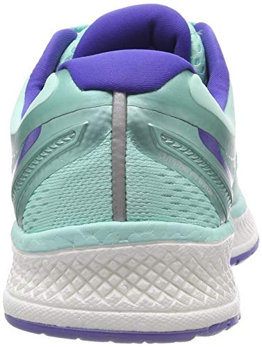 Saucony Triumph ISO 4, Zapatillas de Running para Mujer, Blanco (White/Aqua 35), 39 EU
