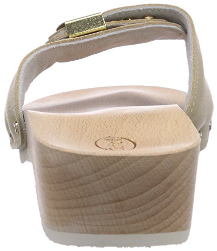 Scholl PESCURA Wedge Sand, Zuecos Mujer, 36