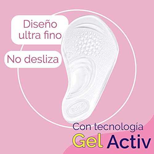 Scholl Plantillas, óptimas para zapatos de tacón alto con tecnología Gel Activ, discreción y comodidad, 2 plantillas