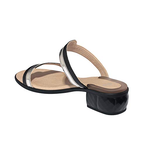 Scholl Sandalias con tacón Astrid Nero/Argento 37