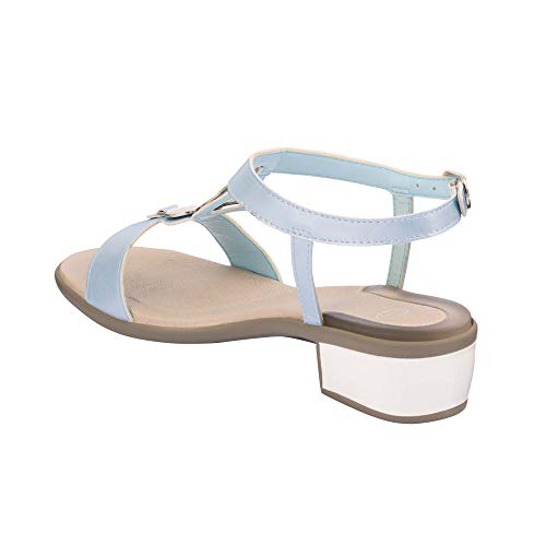 Scholl Sandalias con Tira Yoko Azul Claro 40
