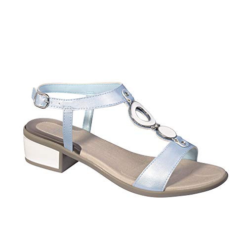 Scholl Sandalias con Tira Yoko Azul Claro 40