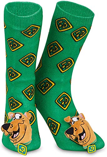 Scooby Doo Calcetines Termicos Mujer, Calcetines Antideslizantes con Forro Polar, Calcetín Termico Mujer, Zapatillas de Estar por Casa, Regalos Navidad Mujer