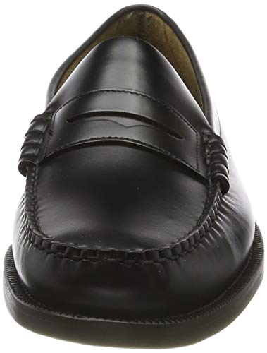 Sebago Classic Dan, Náuticos para Hombre, Negro 902, 44 EU