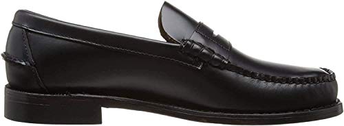 Sebago Classic Dan, Náuticos para Hombre, Negro 902, 44 EU