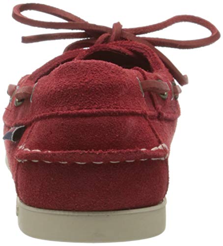 Sebago Jacqueline Suede W, Náuticos para Mujer, Rojo (Red 913), 36 EU