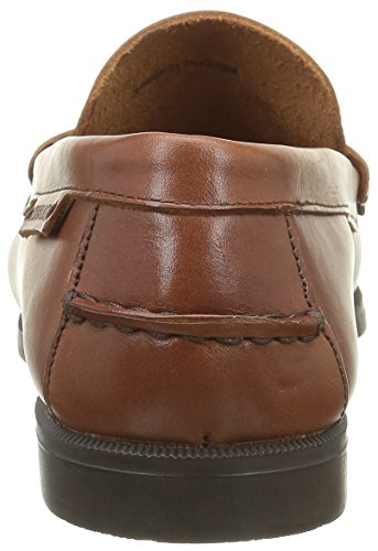 Sebago Plaza II, Mocasines Mujer, Marrón (Brown Oiled Waxy Lea), 42 EU