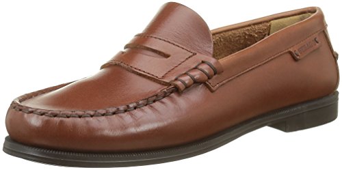 Sebago Plaza II, Mocasines Mujer, Marrón (Brown Oiled Waxy Lea), 42 EU